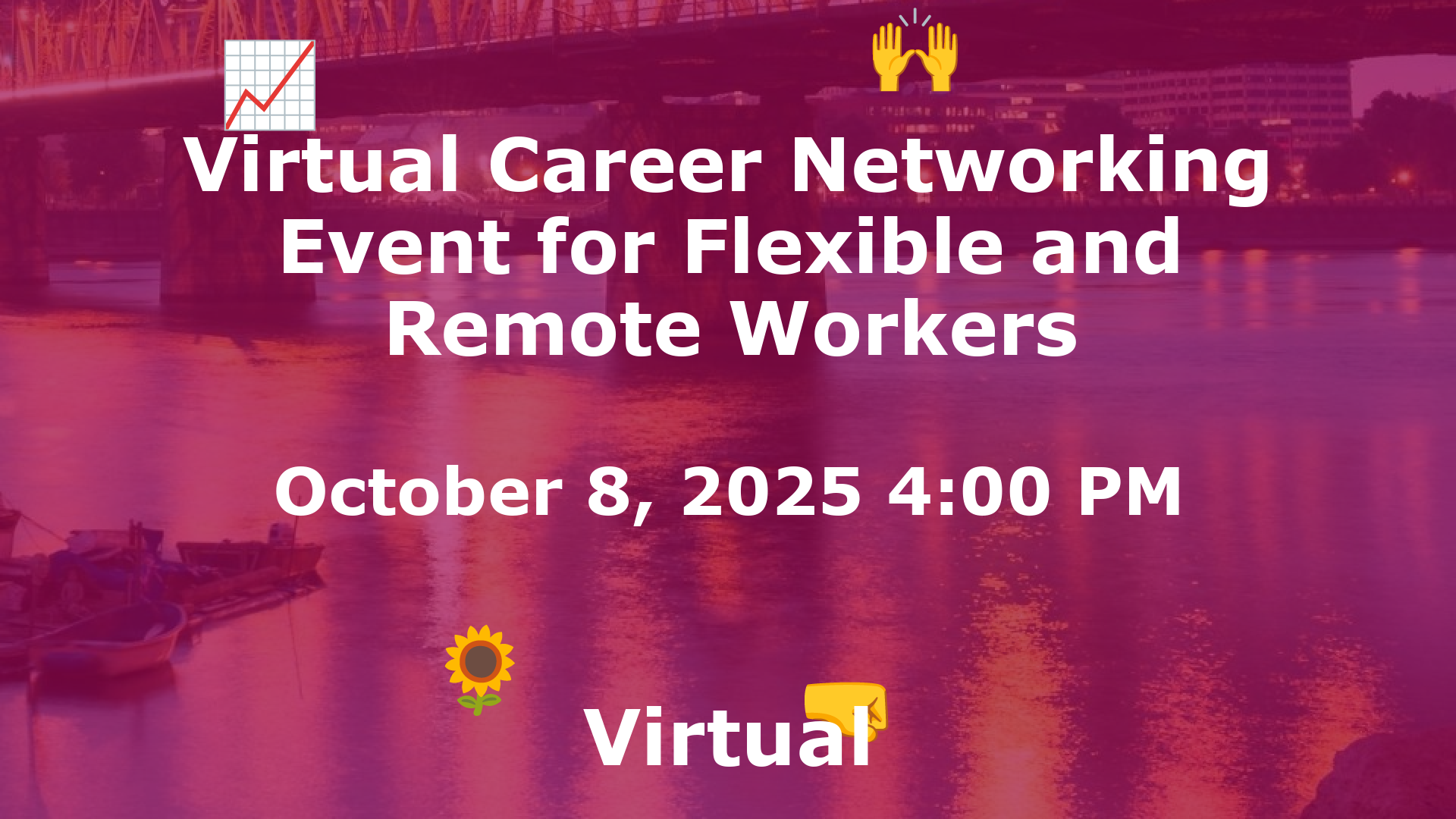 Virtual Career Networking Event for Flexible and Remote Workers event image
